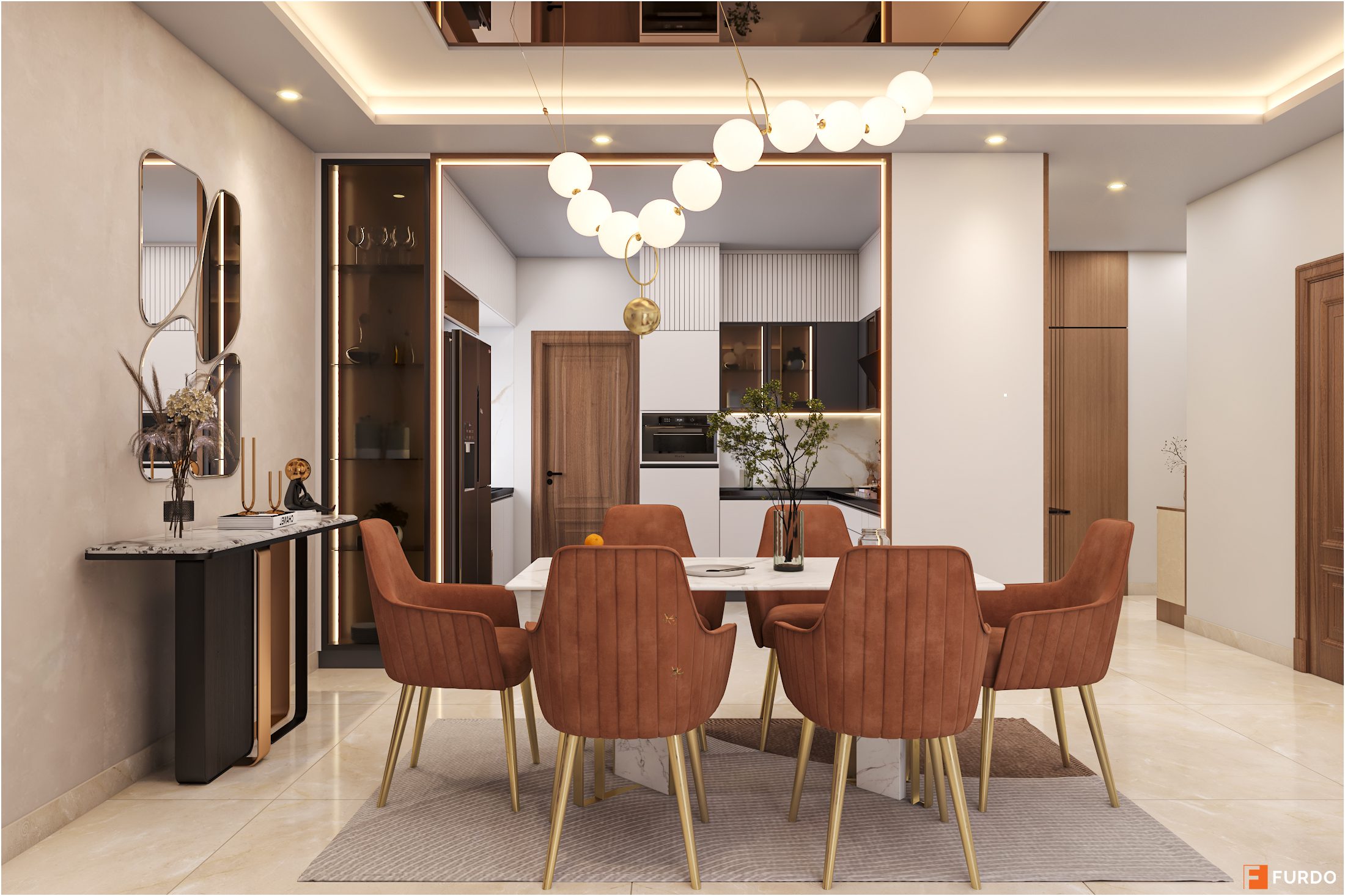 Prestige City Bangalore — Furdo dining and crockery design