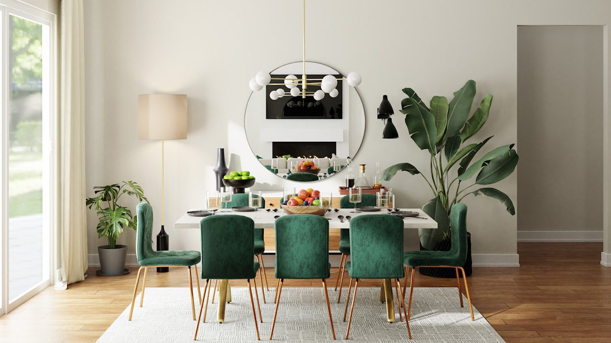 An elegant dining space